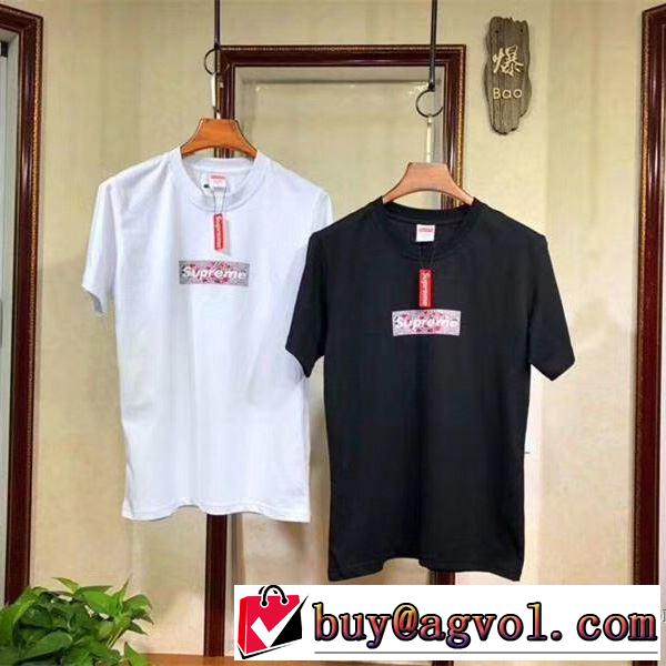 2018春夏新作 流行っている Supreme&CUCCI 半袖Tシャツ シュプリーム SUPREME 4色可選