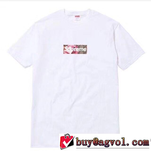 2018春夏新作 流行っている Supreme&CUCCI 半袖Tシャツ シュプリーム SUPREME 4色可選