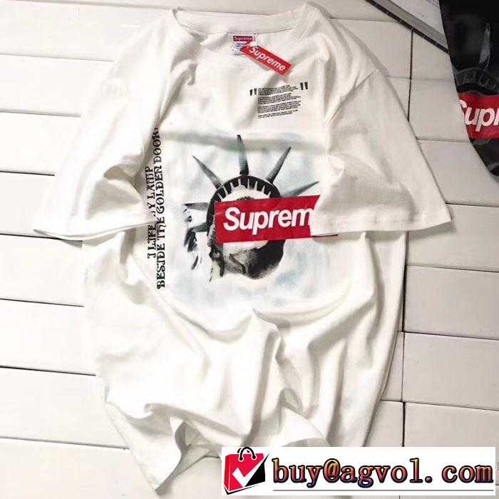  高品質なシュプリーム SUPREME半袖Tシャツ 2色可選 自然な肌触り 2018春夏新作