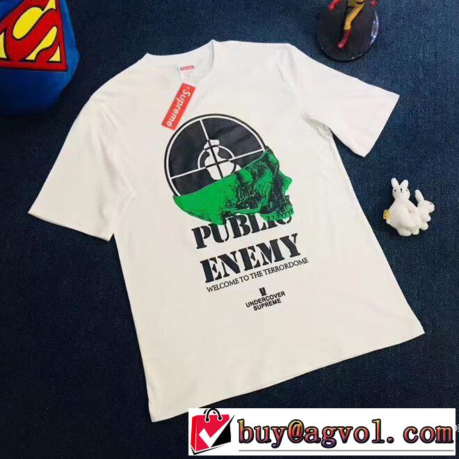 SUPREME Supreme x UNDERCOVER x PE Terrordome Tee 18SS有名人同じアイテム 2色可選2018春夏新作 半袖Tシャツ シュプリーム