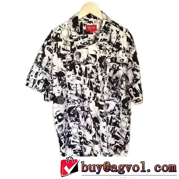  先行受注 シュプリーム2018新品入荷 SUPREME ポロシャツSUPERME 18ss vibrations rayon stirt
