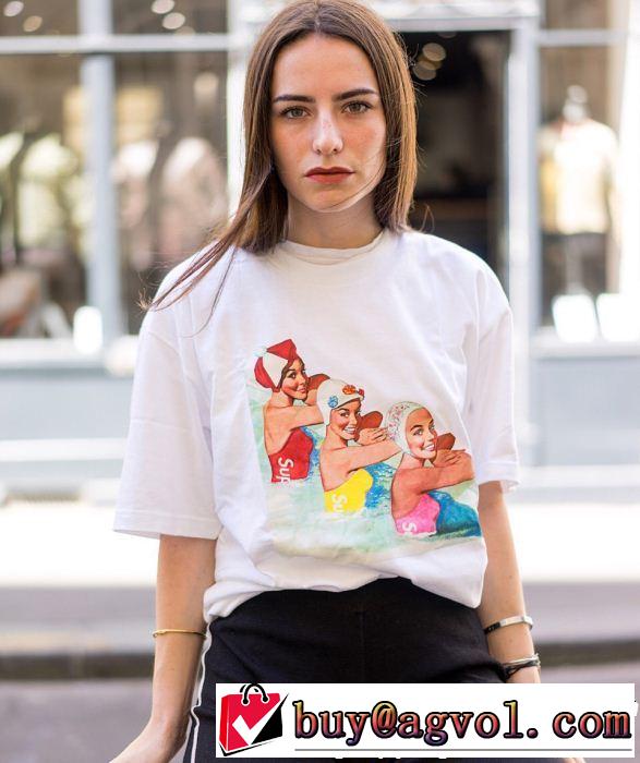  2018年人気満々のブランド 多色可選 シュプリーム SUPREME Swimmers Tee  半袖Tシャツ 大胆なデザイン