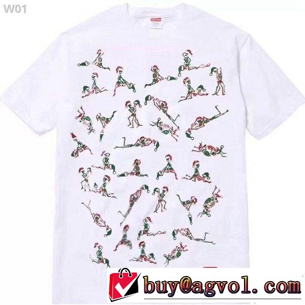  最終数量限り！ 半袖Tシャツ 格好良いアイテム シュプリーム SUPREME FW17 Christmas 最近人気一番！
