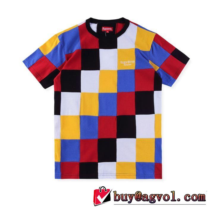  Supreme18FW Patchwork Pique Tee SALE品追加 Tシャツ/半袖 2色選択可流行の注目ブランド
