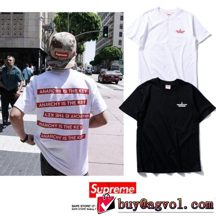 シュプリーム 目前の注目ブランドSUPREME Tシャツ/半袖 2色選択可 現代的な印象