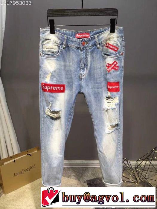 柔らかな質感18ＳＳ美品 シュプリーム SUPREME デニムパンツ大流行中