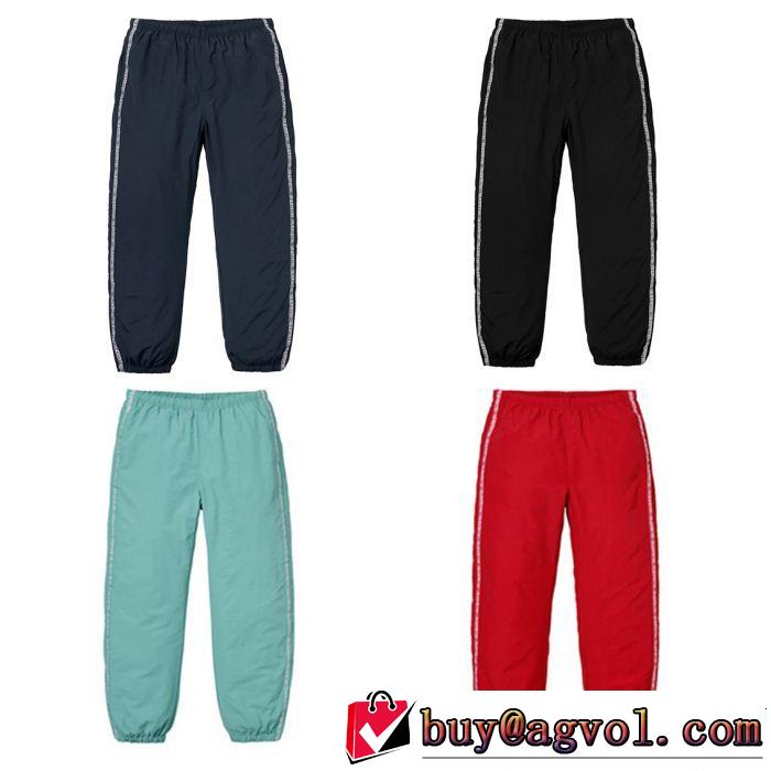  Supreme Tonal Taping Track Pant 18AW 4色選択可 大人カジュアルスエットパンツ 美品*入手困難
