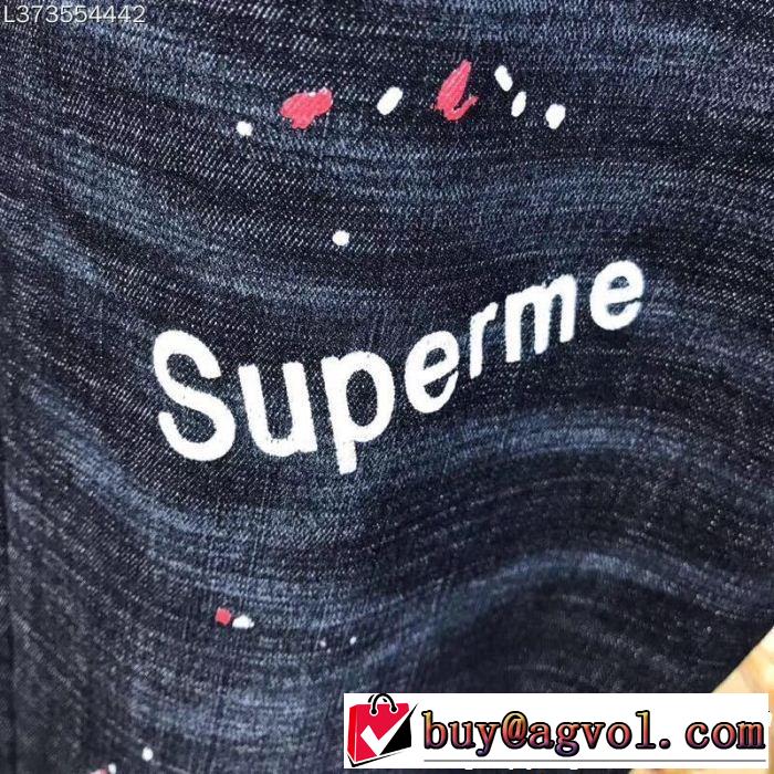 2018年人気満々のブランド 上品でファッション 秋冬トレンド SUPREME シュプリーム デニムパンツ