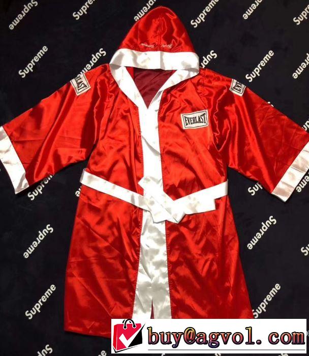 2018春夏期間限定SUPREMEシュプリームパーカーコピーロングアウターコートフード付きメンズロングウエア偽物赤色