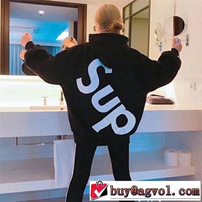 Supremeシュプリームパーカーコピーフード付き男女兼用プルオーバーウェア赤色、ブラック、グレー