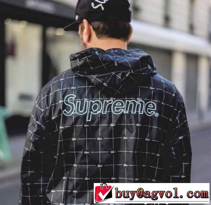 新素材Supremeシュプリームコピーフード付きメンズブルゾンジャケットコートアウター多色可選