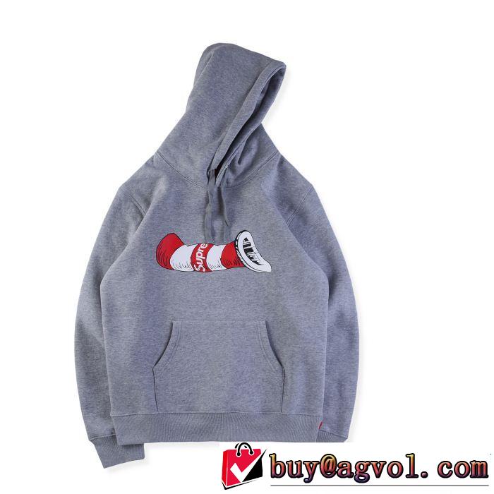 秋冬セール TM Supreme 18FW Cat in the Hat Sweatshirt 上品キレイ3色選択可パーカー