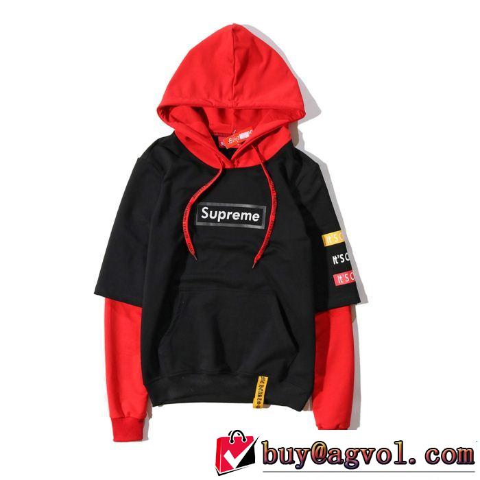シュプリーム １着は持つべき SUPREME 2色選択可パーカー2018人気の主流アイテム