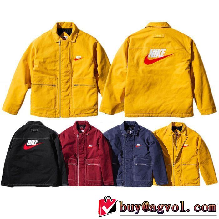 Supreme 18FW x Nike Work Jacke 流行の注目ブランド シュプリーム SUPREME ブルゾン 4色可選