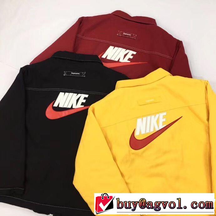 Supreme 18FW x Nike Work Jacke 流行の注目ブランド シュプリーム SUPREME ブルゾン 4色可選