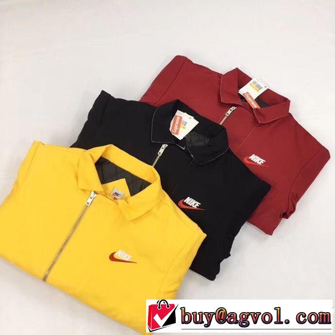 Supreme 18FW x Nike Work Jacke 流行の注目ブランド シュプリーム SUPREME ブルゾン 4色可選