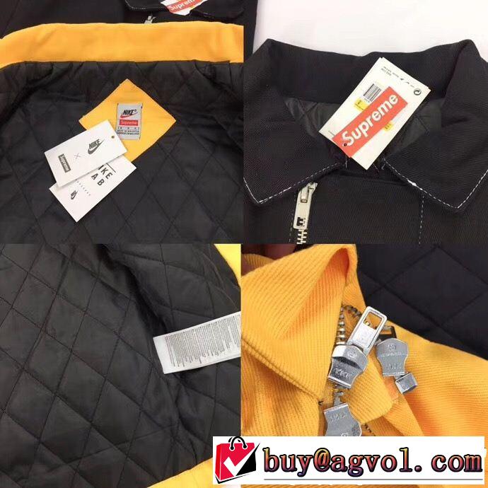 Supreme 18FW x Nike Work Jacke 流行の注目ブランド シュプリーム SUPREME ブルゾン 4色可選
