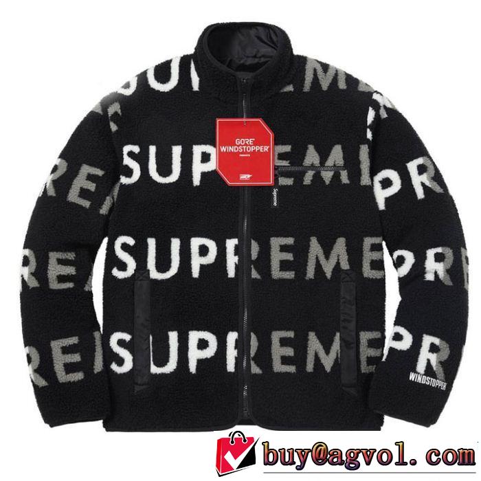 Jacket シュプリーム SUPREME ブルゾン 3色可選 Supreme 18FW Reversible Logo Fleece 今年人気定番