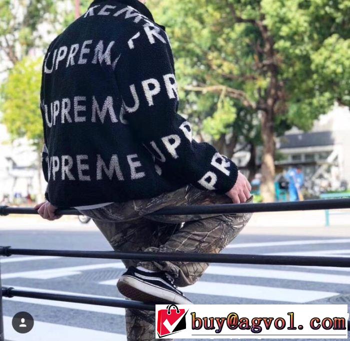 Jacket シュプリーム SUPREME ブルゾン 3色可選 Supreme 18FW Reversible Logo Fleece 今年人気定番