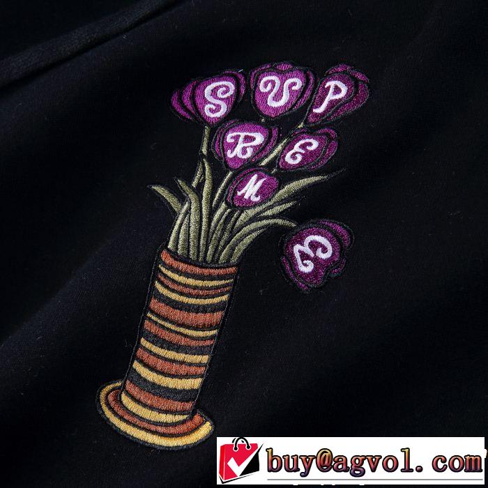 シュプリーム SUPREME 秋の定番 4色可選  Supreme FW18 Flowers Hooded Sweatshirt 話題の新作到着！