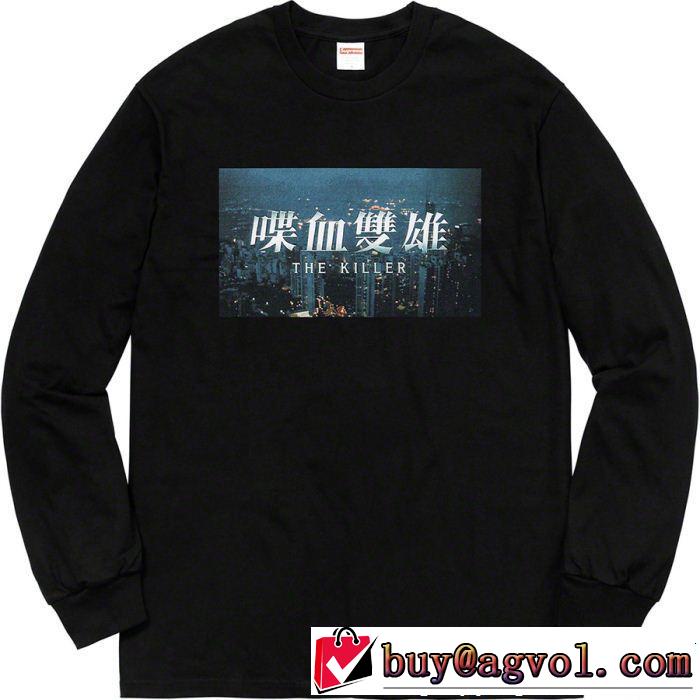 秋の定番 2色可選 シュプリーム 流行の注目ブランド SUPREME Supreme 18FW The Killer LS Tee