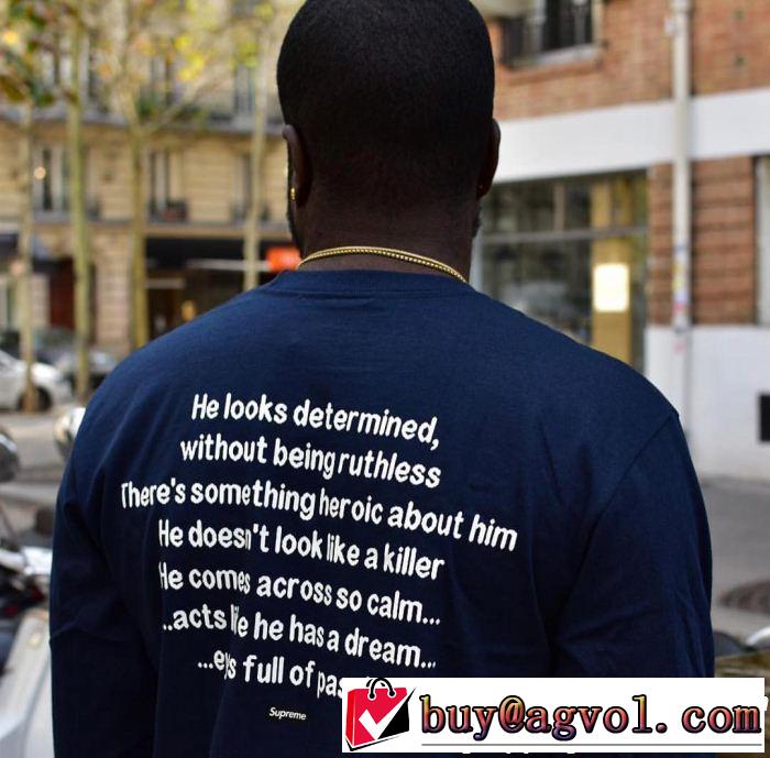 秋の定番 2色可選 シュプリーム 流行の注目ブランド SUPREME Supreme 18FW The Killer LS Tee
