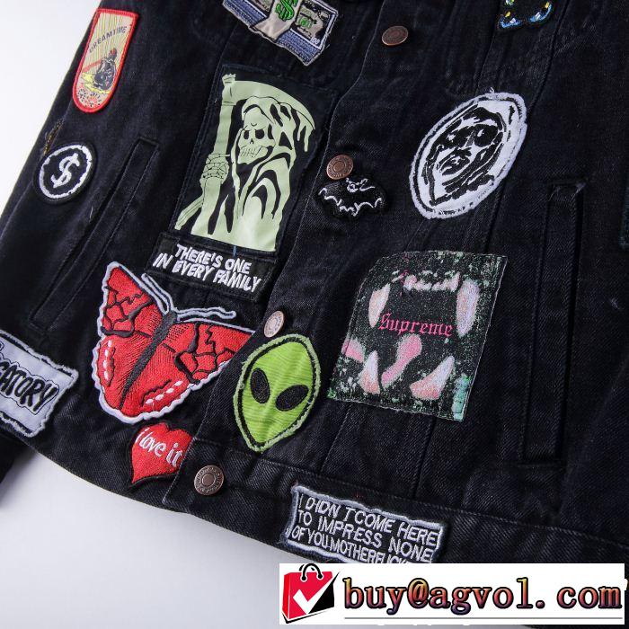 デニムジャケット シュプリーム SUPREME 2018人気の主流アイテム Supreme PATCHES DENIM TRUCKER JACKET