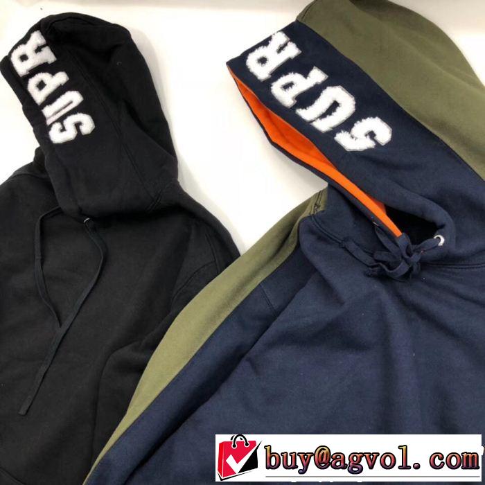 2018年秋冬入荷 SUPREME シュプリーム 秋の定番 2色可選 Supreme 18FW Paneled Hooded Sweatshirt