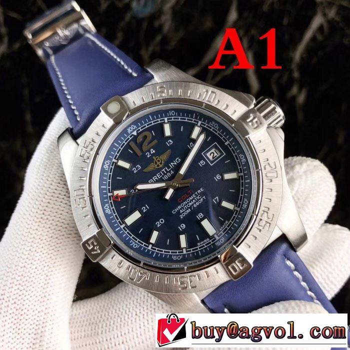 品質保証100%新品 2018春夏新作 3色可選 ブライトリング BREITLING 男性用腕時計 43*13mm 圧倒的な新作