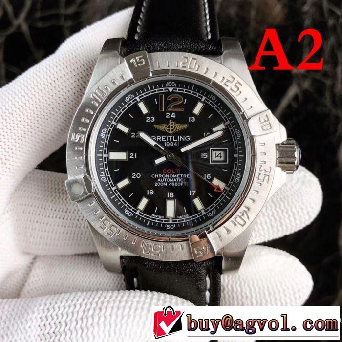品質保証100%新品 2018春夏新作 3色可選 ブライトリング BREITLING 男性用腕時計 43*13mm 圧倒的な新作