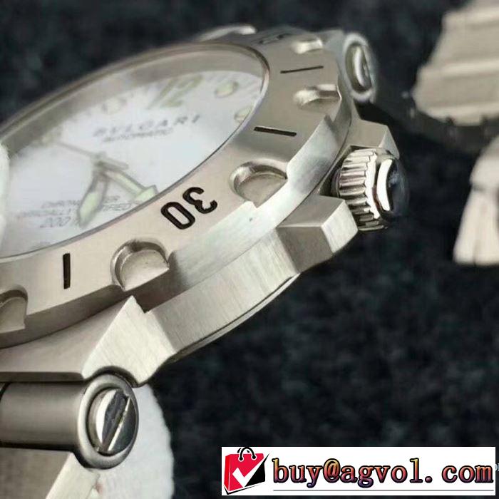 人気上昇夏 2018春夏新作完売品！2色可選 ブルガリ BVLGARI 男性用腕時計