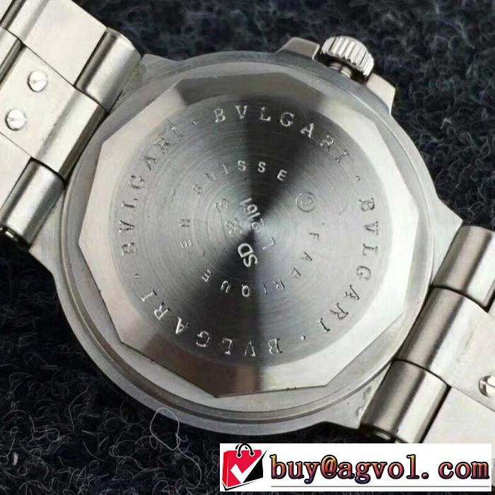 人気上昇夏 2018春夏新作完売品！2色可選 ブルガリ BVLGARI 男性用腕時計