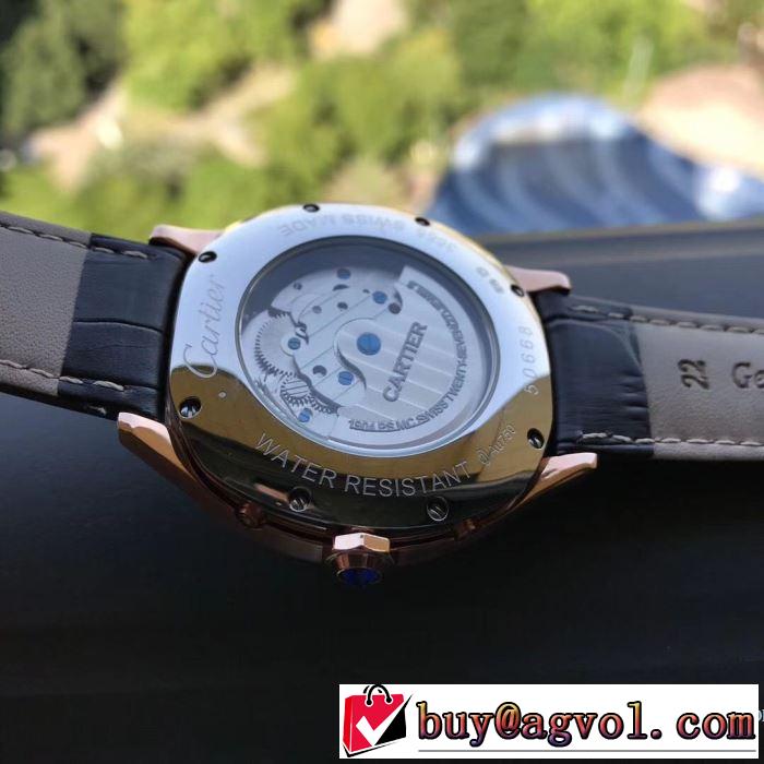 めちゃくちゃお得 2018春夏新作 4色可選お買得 カルティエ CARTIER 男性用腕時計