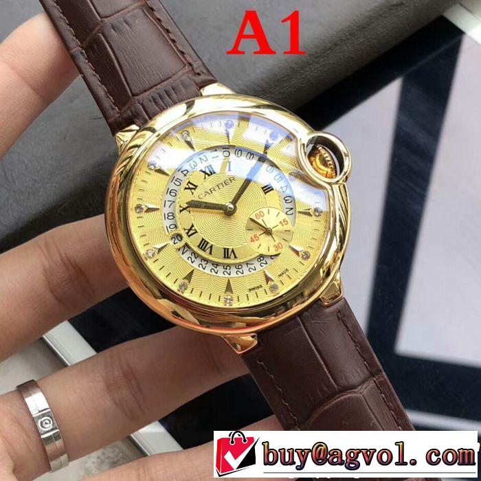 2018新品入荷 すっかり定番化 カルティエ CARTIER 多色可選 男性用腕時計ファッショニスタ愛用
