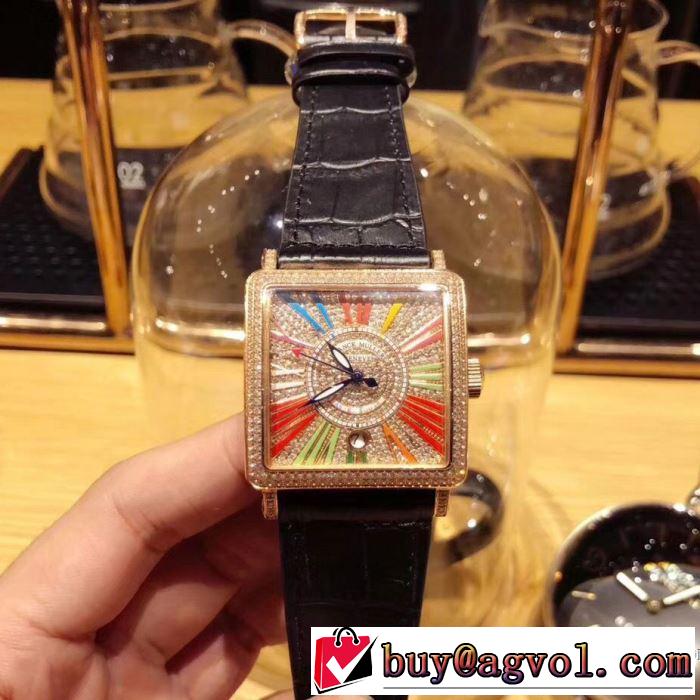 高級ダウンのフィルパワーについて 2018春夏新作 フランクミュラー FRANCK MULLER 男性用腕時計 4色可選