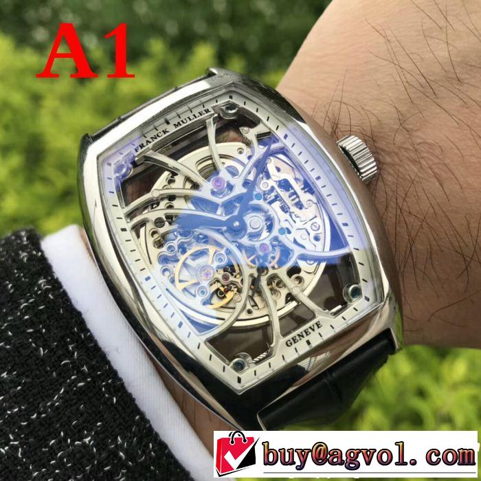  男性用腕時計 FRANCK MULLER フランクミュラー 2018年秋冬入荷 機械式（自動巻き）多色可選 長く使える！