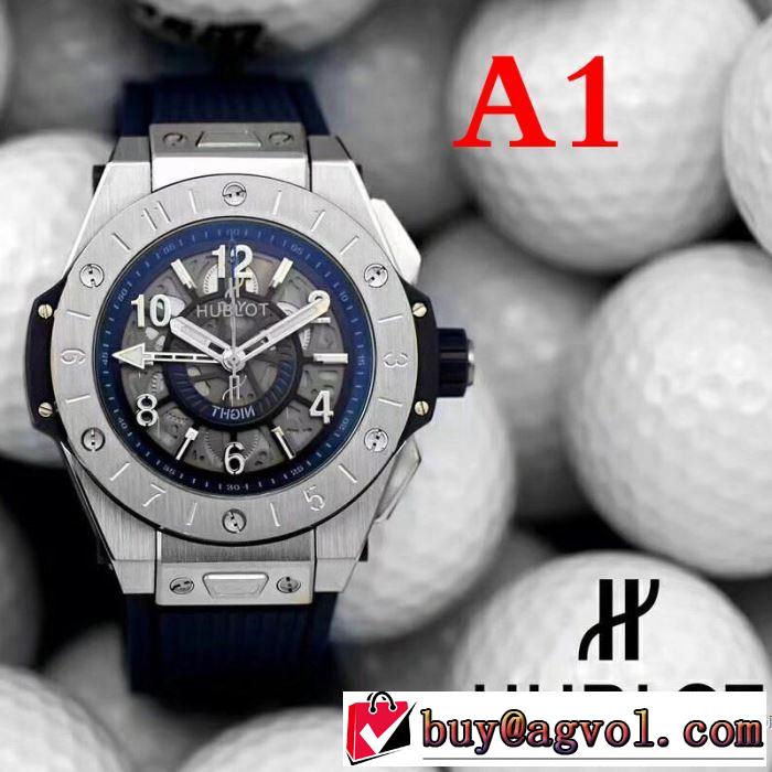  【激安】2018春夏新作低価直輸入専門店 4色可選 ウブロ HUBLOT 男性用腕時計