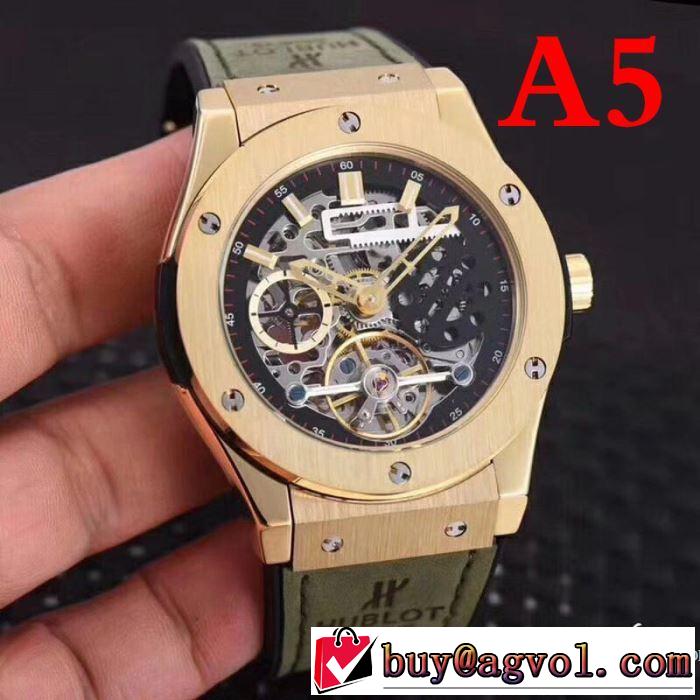 抜群の雰囲気が作れる! 2018春夏新作 多色可選 ウブロ HUBLOT 男性用腕時計 格安！