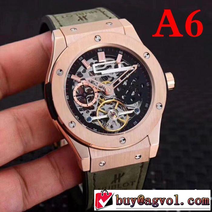 抜群の雰囲気が作れる! 2018春夏新作 多色可選 ウブロ HUBLOT 男性用腕時計 格安！