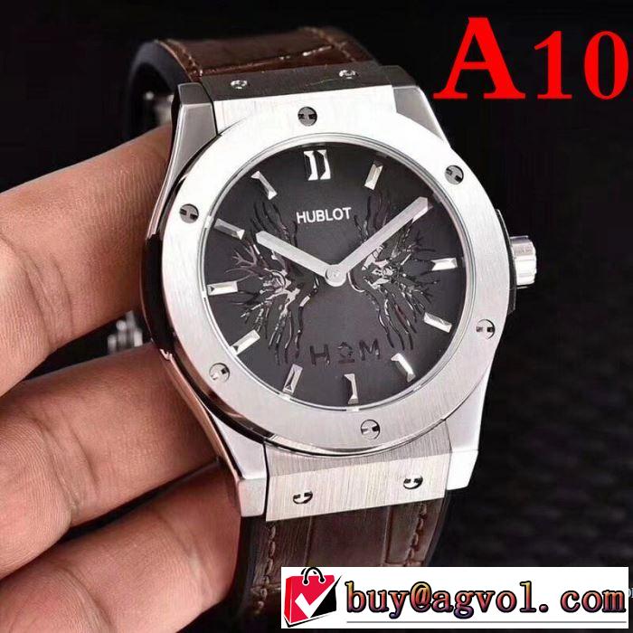 人気商品 2018春夏新作 男性用腕時計 首胸ロゴ  多色可選 ウブロ HUBLOT