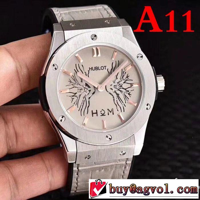 人気商品 2018春夏新作 男性用腕時計 首胸ロゴ  多色可選 ウブロ HUBLOT