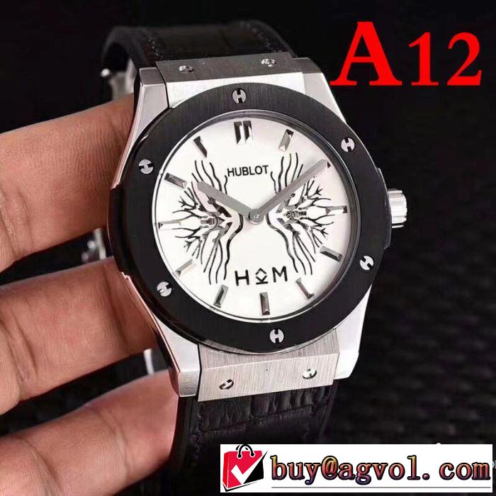 人気商品 2018春夏新作 男性用腕時計 首胸ロゴ  多色可選 ウブロ HUBLOT