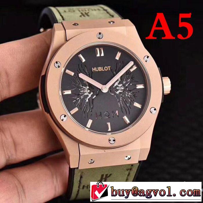 人気商品 2018春夏新作 男性用腕時計 首胸ロゴ  多色可選 ウブロ HUBLOT