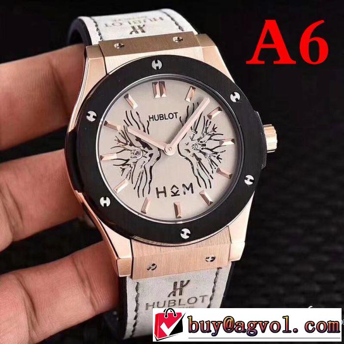 人気商品 2018春夏新作 男性用腕時計 首胸ロゴ  多色可選 ウブロ HUBLOT