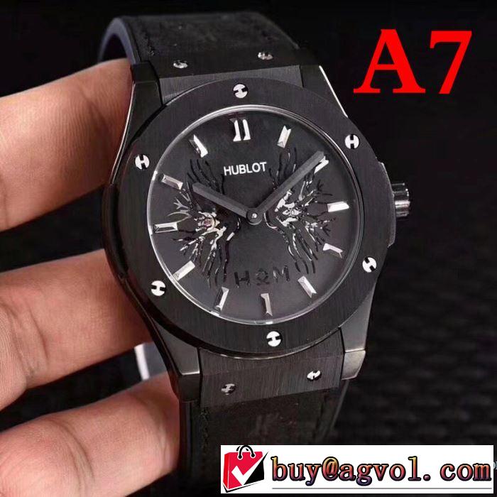 人気商品 2018春夏新作 男性用腕時計 首胸ロゴ  多色可選 ウブロ HUBLOT