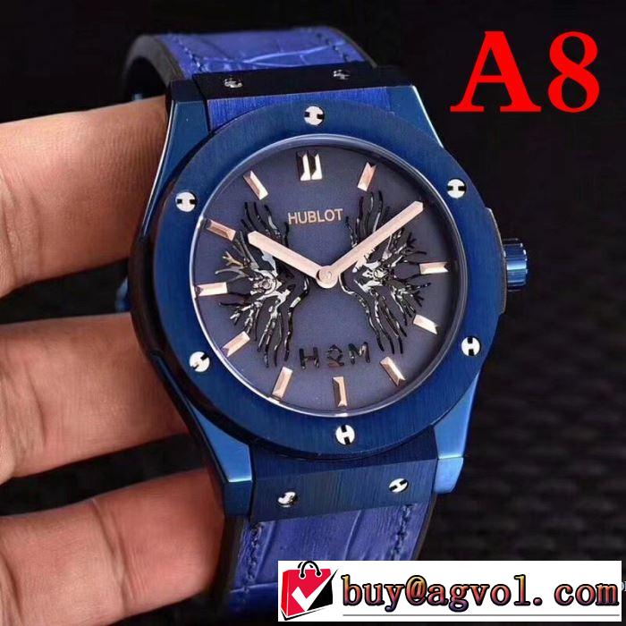 人気商品 2018春夏新作 男性用腕時計 首胸ロゴ  多色可選 ウブロ HUBLOT