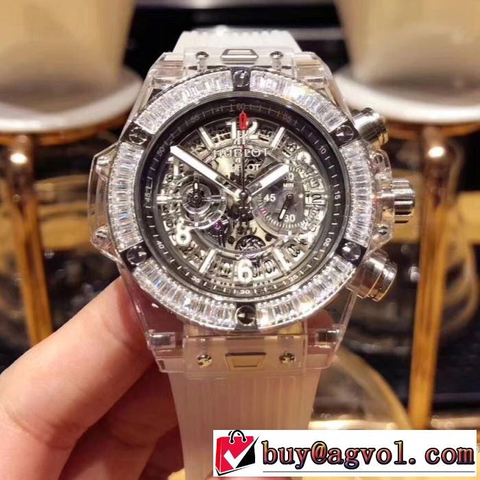 爆買いお得2018春夏新作 3色可選 ウブロ HUBLOT 男性用腕時計 品質保証100%新品