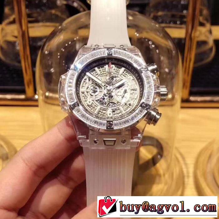 爆買いお得2018春夏新作 3色可選 ウブロ HUBLOT 男性用腕時計 品質保証100%新品