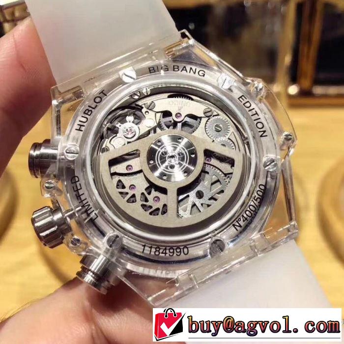 爆買いお得2018春夏新作 3色可選 ウブロ HUBLOT 男性用腕時計 品質保証100%新品