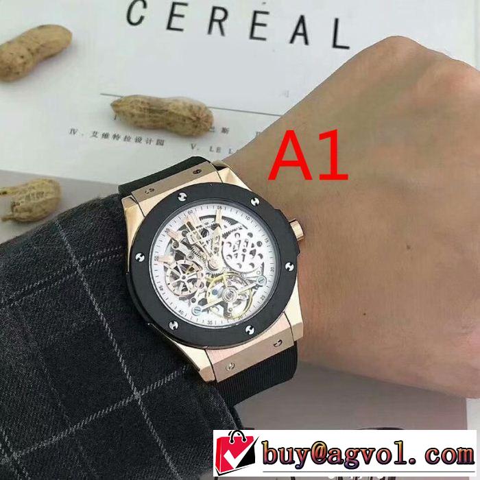 今季爆発的な人気 男性用腕時計 ウブロ HUBLOT 多色可選 最終数量限り！ 自動巻き  ムーブメント